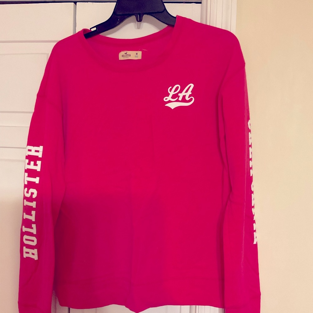 Hollister fleece top. Size M